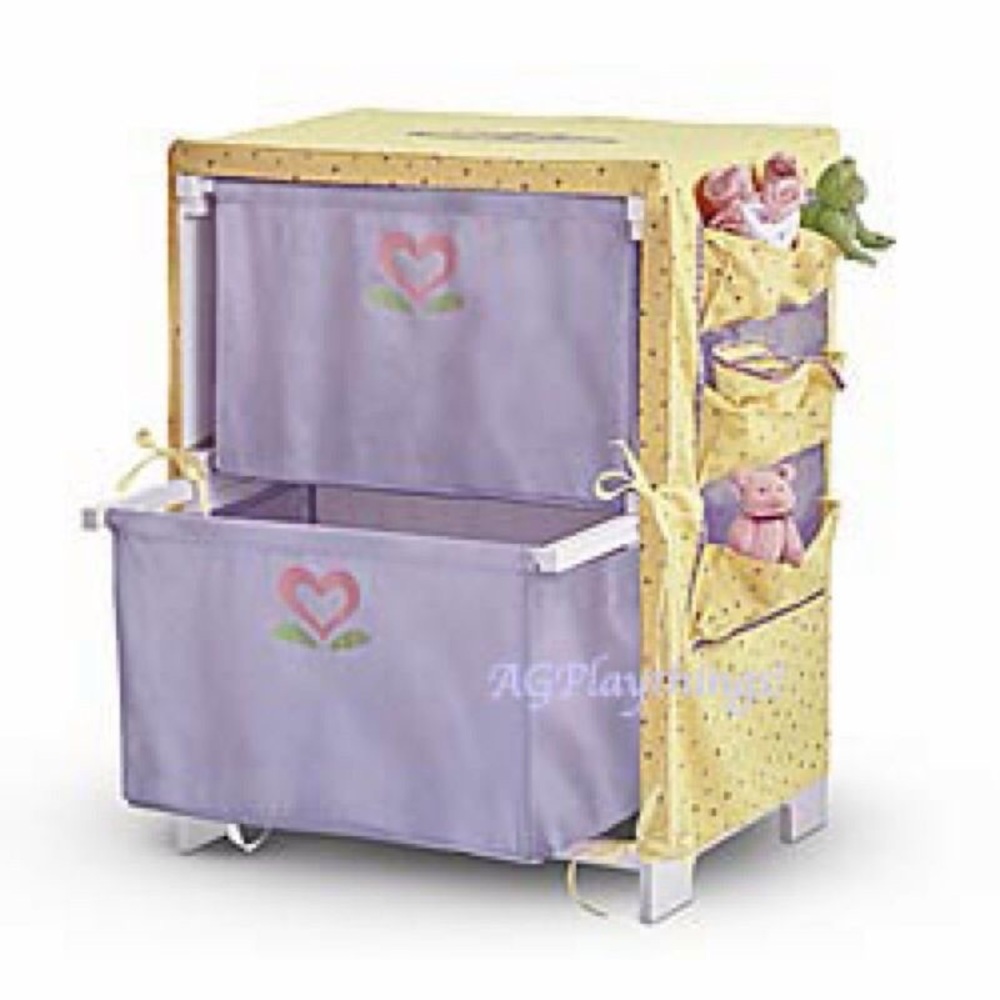 Yellow and Purple Toy Storage Organizer